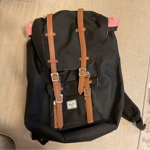 Black and brown Hershel Backpack